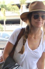 OLIVIA WILDE Arrives at LAX Airport in Los Angeles 08/20/2015