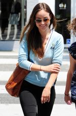 OLIVIA WILDE Out and About in Los Angeles 08/19/2015