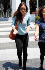 OLIVIA WILDE Out and About in Los Angeles 08/19/2015