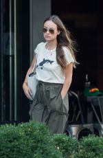 OLIVIA WILDE Out and About in New York 08/25/2015