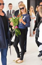 PARIS HILTON Arrives at Her Hotel in Lodz 08/28/2015
