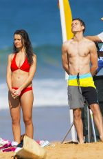 PHILIPPA NORTHEAST in Bikini on the Set of Home & Away in Sydney 08/17/2015