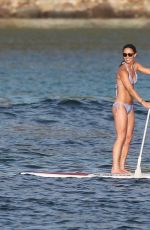 PIPPA MIDDLETON in Bikini Paddleboarding in St. Barths 08/21/2015