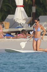 PIPPA MIDDLETON in Bikini Paddleboarding in St. Barths 08/21/2015