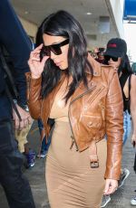 Pregnant KIM KARDASHIAN at LAX Airport in Los Angeles 08/03/2015
