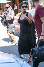 Pregnant KIM KARDASHIAN Out and About in Los Angeles 08/24/2015