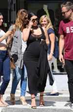 Pregnant KIM KARDASHIAN Out and About in Los Angeles 08/24/2015