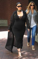 Pregnant KIM KARDASHIAN Out and About in Los Angeles 08/24/2015