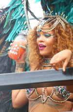 RIHANNA in Bikini at Kadooment Day in Barbados 08/03/2015