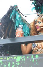 RIHANNA in Bikini at Kadooment Day in Barbados 08/03/2015
