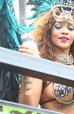 RIHANNA in Bikini at Kadooment Day in Barbados 08/03/2015