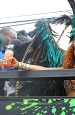 RIHANNA in Bikini at Kadooment Day in Barbados 08/03/2015