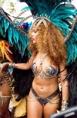 RIHANNA in Bikini at Kadooment Day in Barbados 08/03/2015