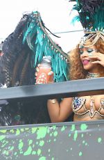 RIHANNA in Bikini at Kadooment Day in Barbados 08/03/2015