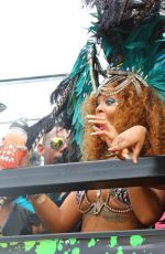 RIHANNA in Bikini at Kadooment Day in Barbados 08/03/2015