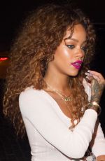 RIHANNA Night Out in New York 08/12/2015