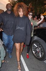 RIHANNA Out for Lunch in New York 08/11/2015