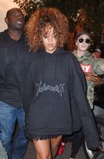 RIHANNA Out for Lunch in New York 08/11/2015