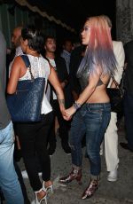 RITA ORA Arrives at The Warwick Nightclub in Hollywood 08/19/2015
