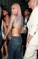 RITA ORA Arrives at The Warwick Nightclub in Hollywood 08/19/2015