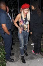 RITA ORA at Nick Jonas