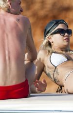 RITA ORA in Bikini on a Yacht in Ibiza 08/03/2015