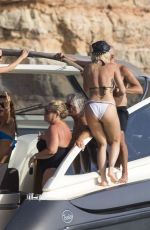 RITA ORA in Bikini on a Yacht in Ibiza 08/03/2015