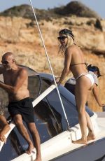 RITA ORA in Bikini on a Yacht in Ibiza 08/03/2015