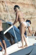 RITA ORA in Bikini on a Yacht in Ibiza 08/03/2015