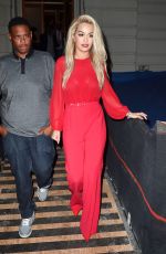 RITA ORA Leaves Nobu Restaurant in New York 08/12/2015