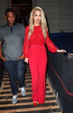 RITA ORA Leaves Nobu Restaurant in New York 08/12/2015