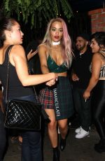 RITA ORA Leaves The Abbey in Los Angeles 08/28/2015
