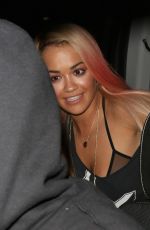 RITA ORA on a Late Night Date with Wiz Khalifa in Los Angeles 08/17/2015