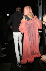 RITA ORA on a Late Night Date with Wiz Khalifa in Los Angeles 08/17/2015