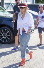 RITA ORA Out and About in Ibiza 08/01/2015