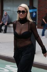 RITA ORA Out and About in New York 08/11/2015