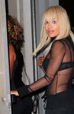 RITA ORA Out and About in New York 08/11/2015