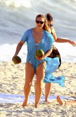 RONDA ROUSEY in Bikini at a Beach in Rio De Janeiro 08/05/2015