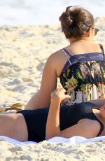 RONDA ROUSEY in Bikini at a Beach in Rio De Janeiro 08/05/2015