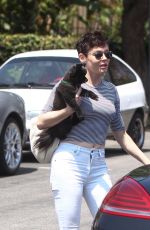 ROSE MCGOWAN Out and About in West Hollywood 08/20/2015