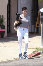ROSE MCGOWAN Out and About in West Hollywood 08/20/2015