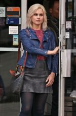 ROSE MCIVER on the Set of Izombie in Vancouver 08/26/2015