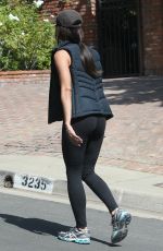 ROSELYN SANCHEZ in Tights Out Hiking in Los Angeles 08/18/2015