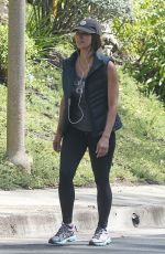 ROSELYN SANCHEZ in Tights Out Hiking in Los Angeles 08/18/2015