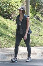 ROSELYN SANCHEZ in Tights Out Hiking in Los Angeles 08/18/2015