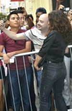 SALMA HAYEK Arrives at Apple Store in New York 08/06/2015