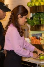 SALMA HAYEK at a Juice Bar in New York 08/05/2015
