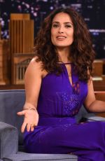 SALMA HAYEK at The Tonight Show with Jimmy Fallon 08/06/2015