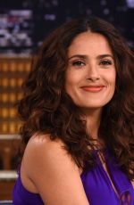 SALMA HAYEK at The Tonight Show with Jimmy Fallon 08/06/2015