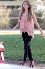 SARAH HYLAND on the Set of Modern Family in Santa Monica 08/07/2015